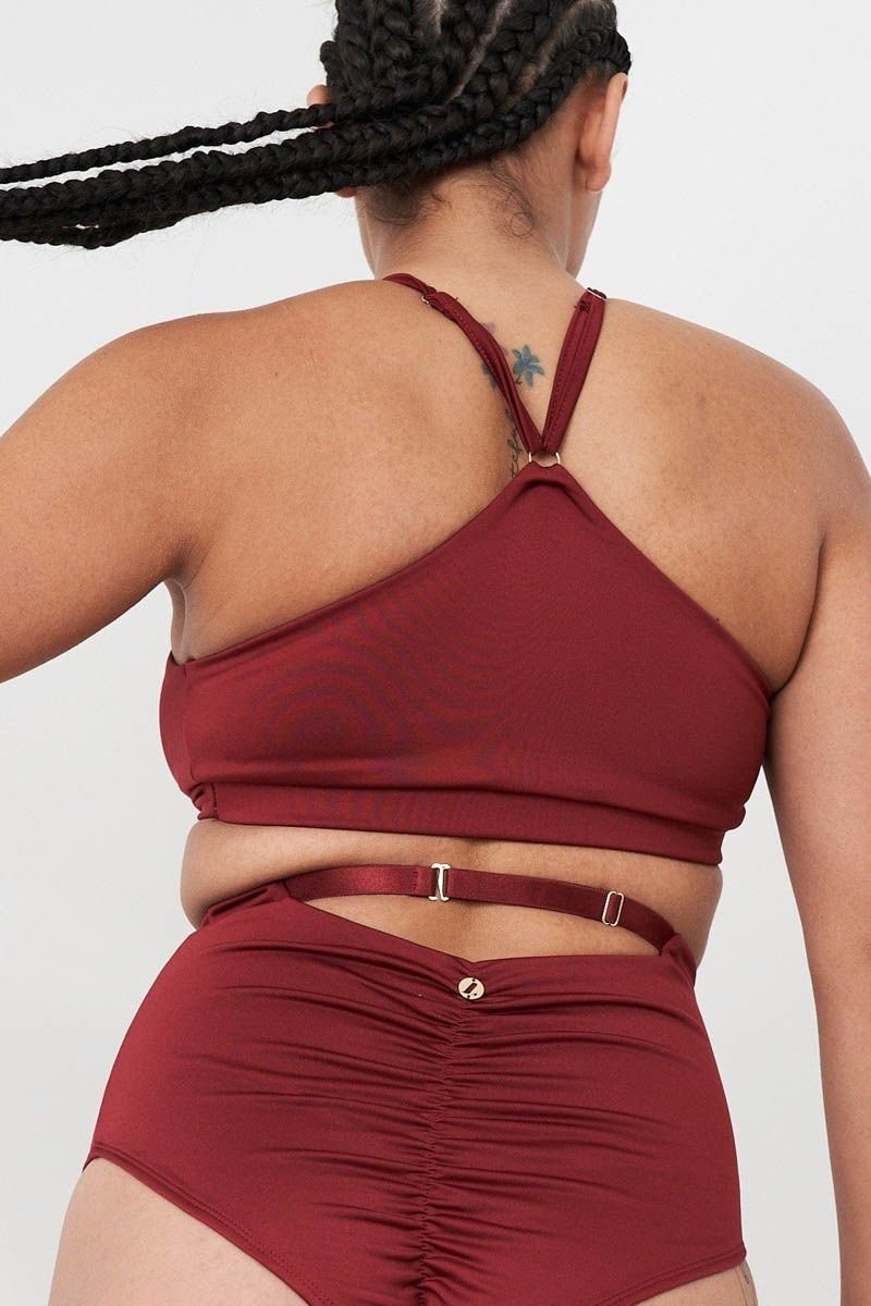 Lunalae Sporttop Lunalae Top Sage Weinrot