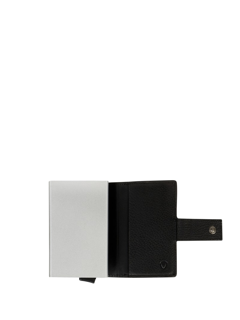 Kartenetui aus Leder Modell 'Carter c-three' in schwarz
