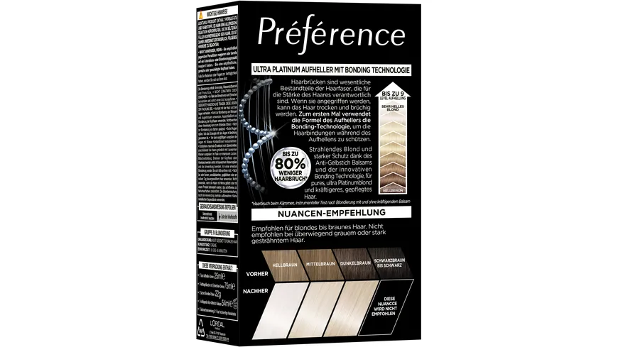 L'Oréal Paris Préférence Le Blonding 9L Ultra Platinum