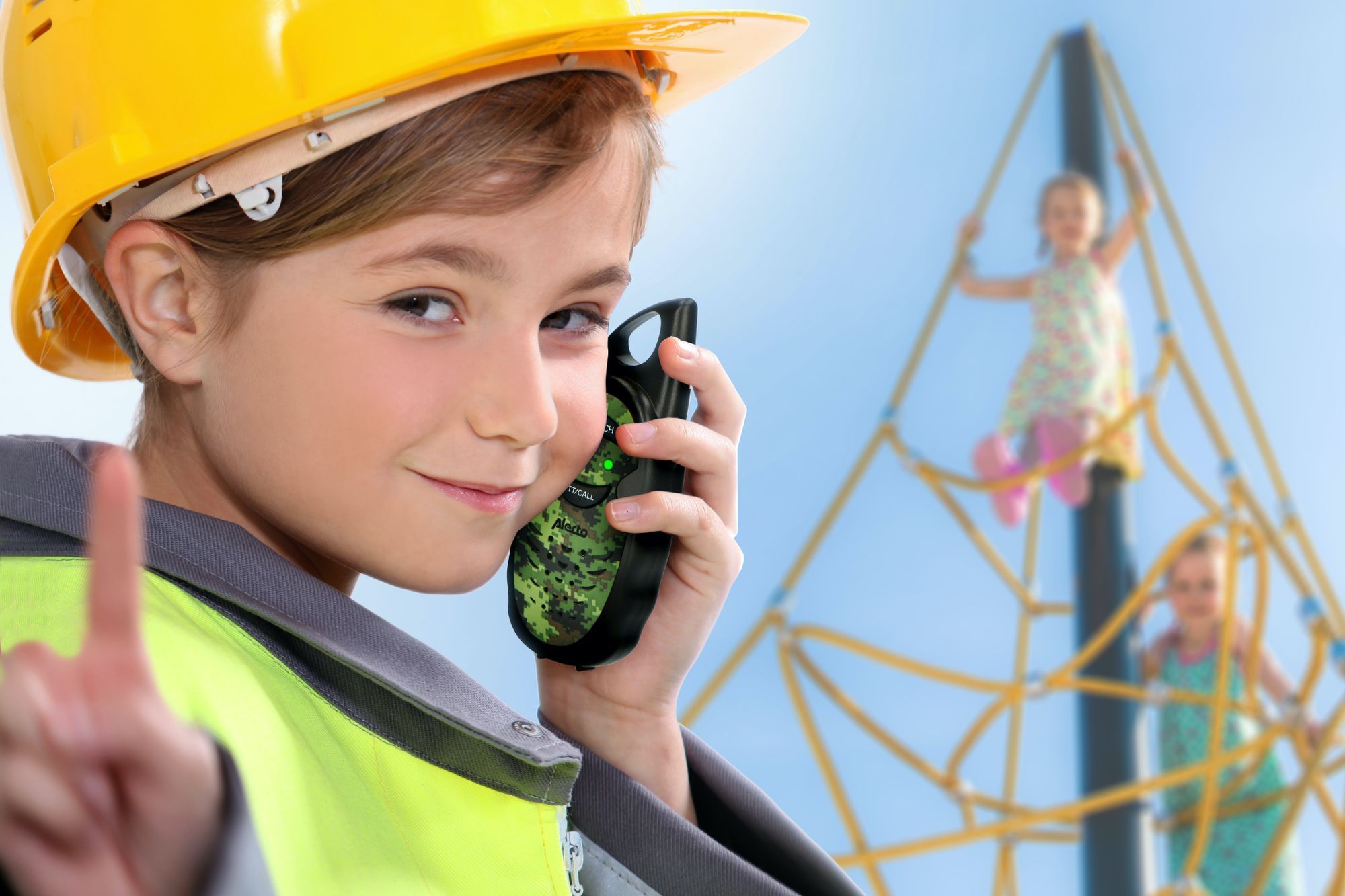 Alecto FR05CAMO Set mit 2 Walkie Talkies