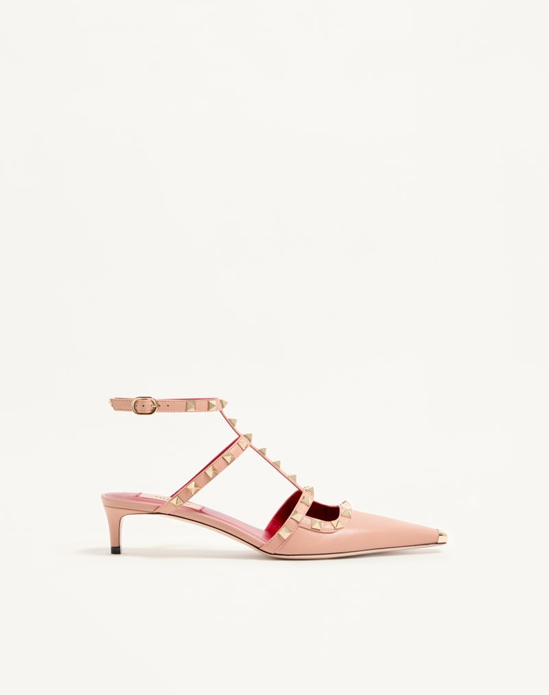 Rockstud Decote em Pele de Cabra 40mm