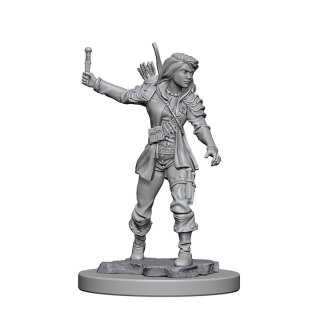 Human Female Rouge: Pathfinder Deep Cuts Unpainted Minis