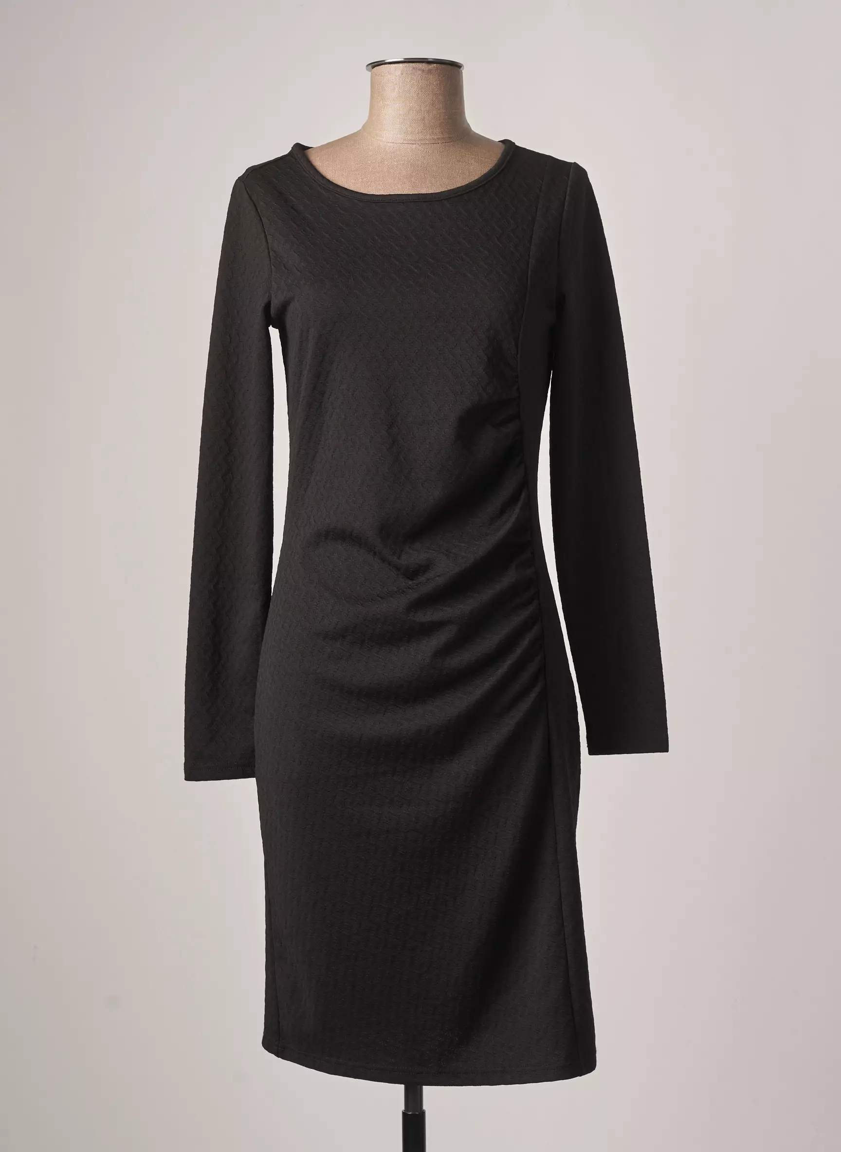 Fransa Robes Mi Longues Femme couleur noir