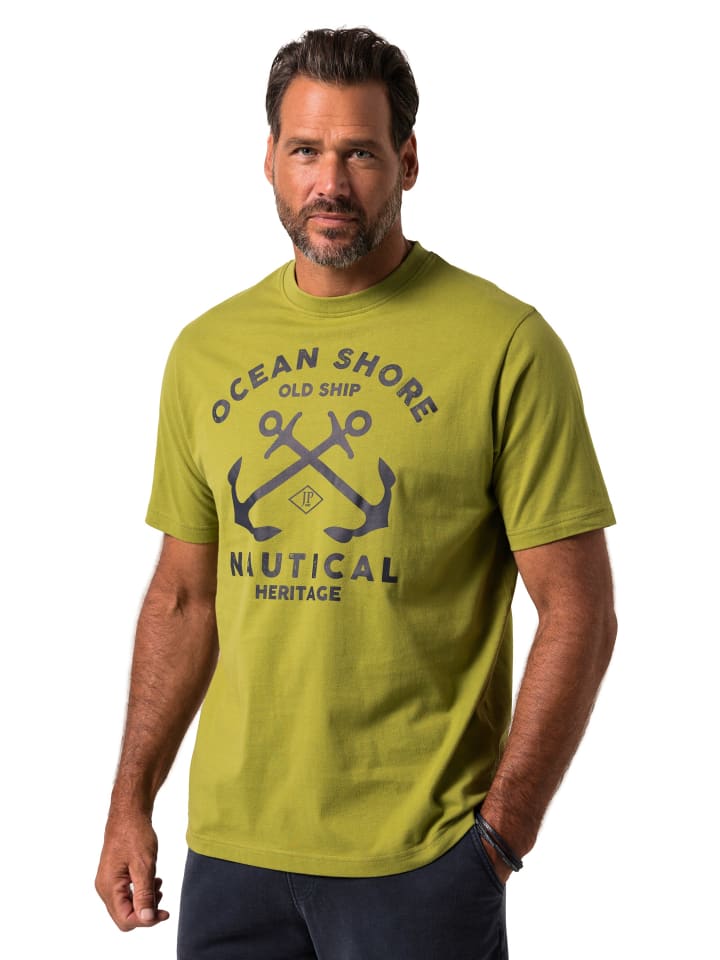 JP1880 Kurzarm T-Shirt in grün günstig kaufen