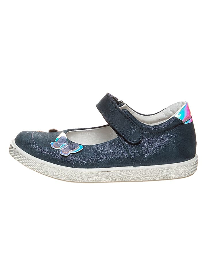 lamino Leder-Ballerinas in Dunkelblau günstig kaufen 27