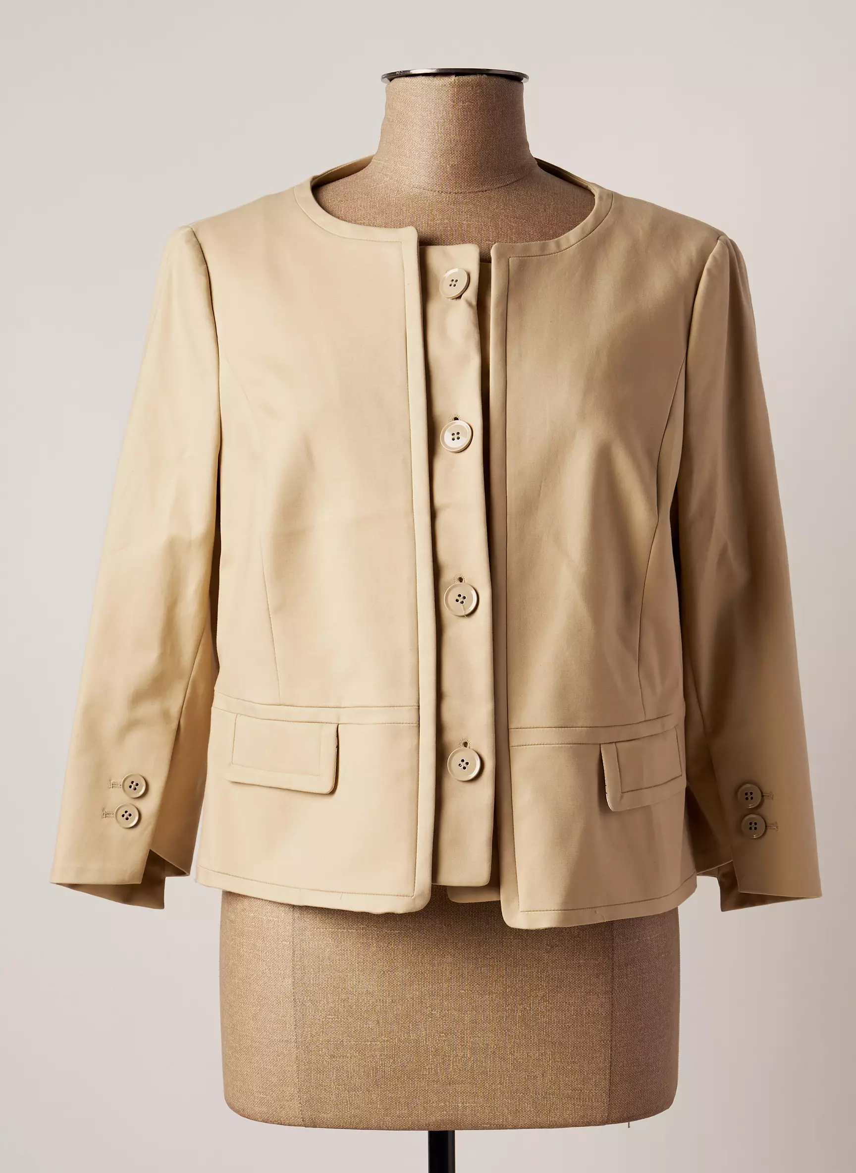 Trussardi Jeans Vestecasual Femme couleur beige
