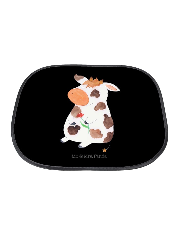 Mr. & Mrs. Panda Auto Sonnenschutz Kuh ohne Spruch in Schwarz günstig kaufen onesize