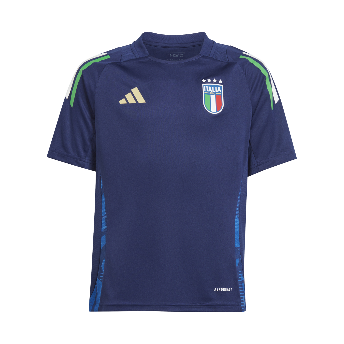 adidas Italien Trainingsshirt EM 2024 Kids Blau