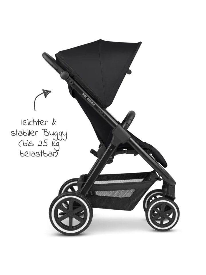 ABC-Design Buggy & Sportwagen Avus Air mit Lufträder - in schwarz günstig kaufen onesize