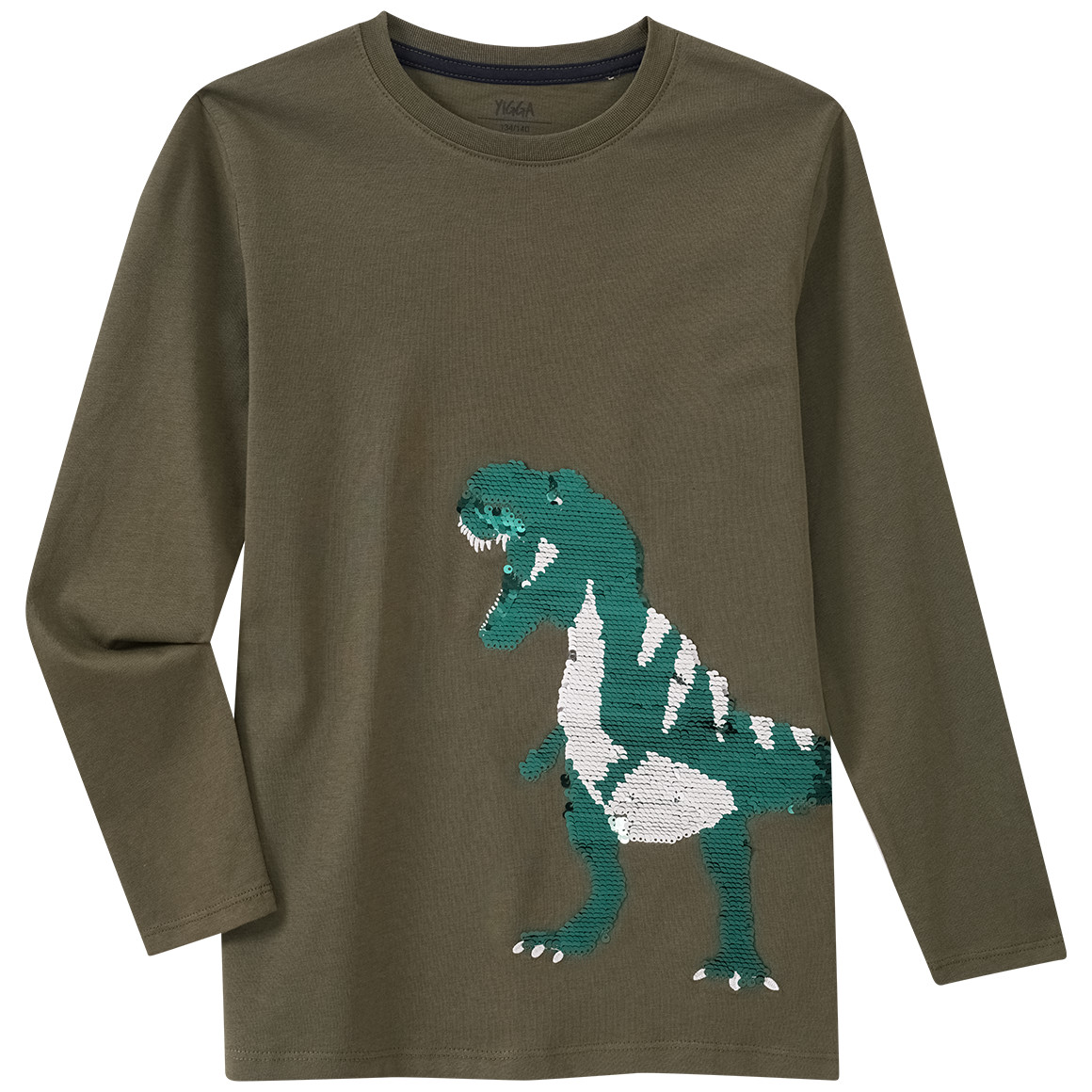 Jungen Langarmshirt mit Wendepailletten