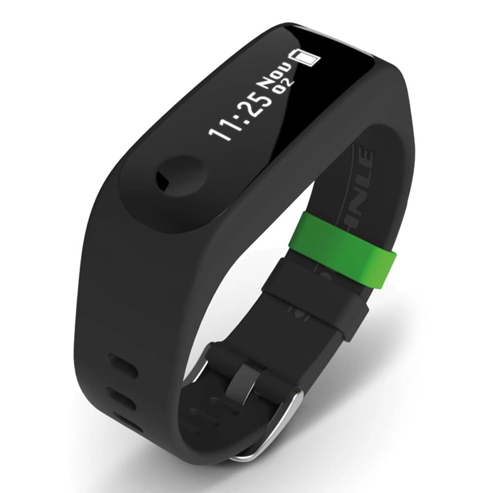 Soehnle Fitness-Tracker Bluetooth Fit Connect 200HR Fitnessarmband Touch Display Armbanduhr (mit Armband), 10 Tage Laufzeit,SMS,ANRUF,OLED,Vibrationsalarm
