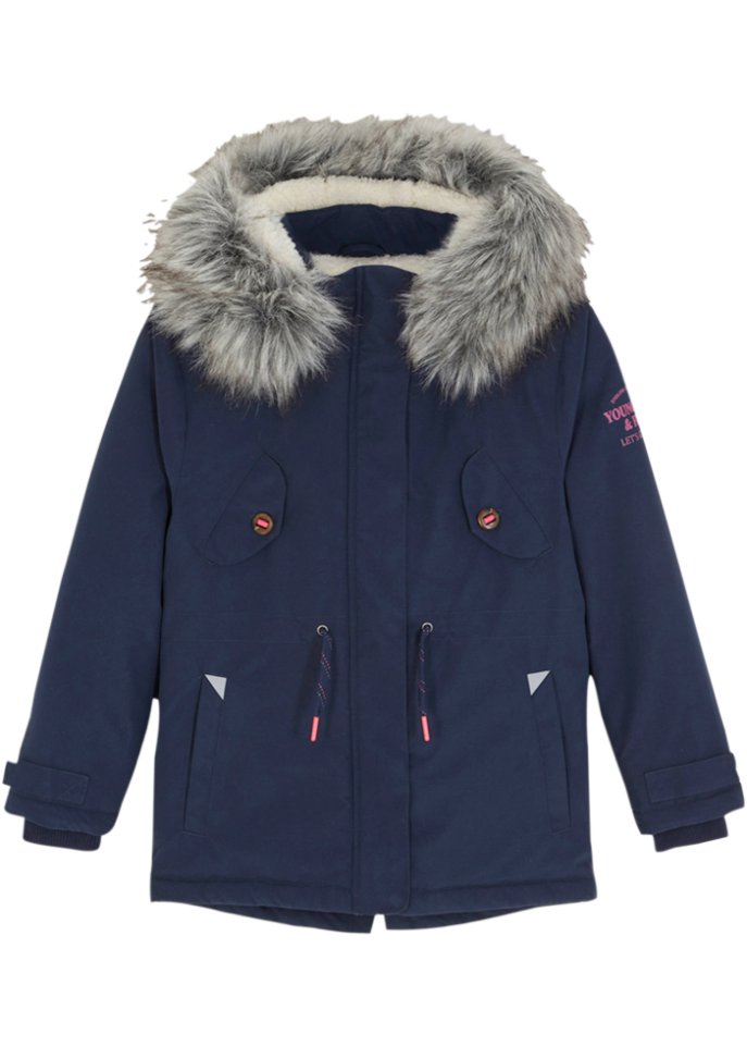 Mädchen Winter Parka mit Fell