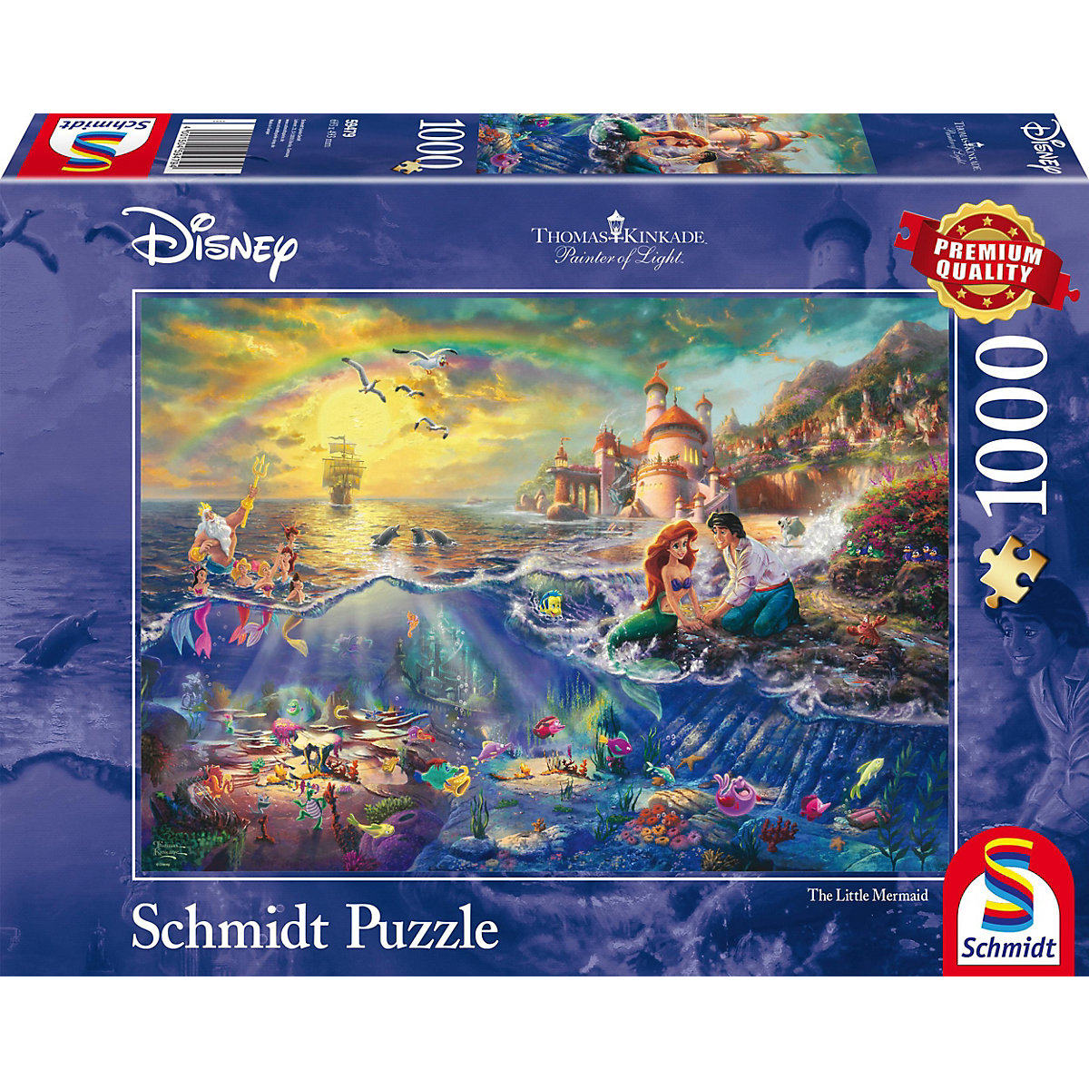 Puzzle 1000 Teile Thomas Kinkade   Arielle