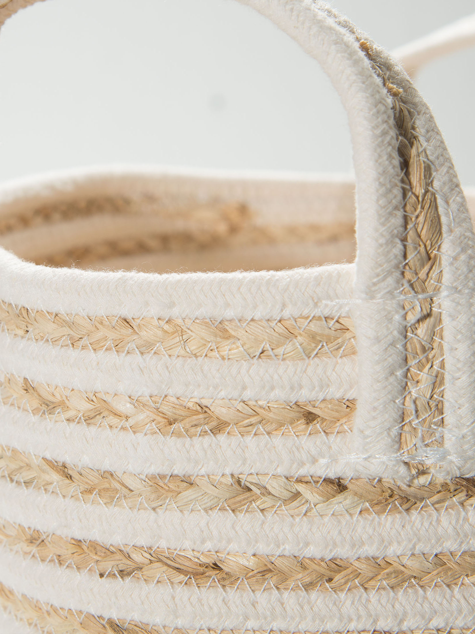 Basket Willow Korb, Beige