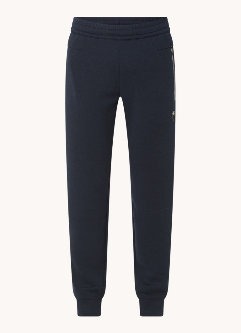 Pantaloni sport, conici, cu sigla Emporio Armani