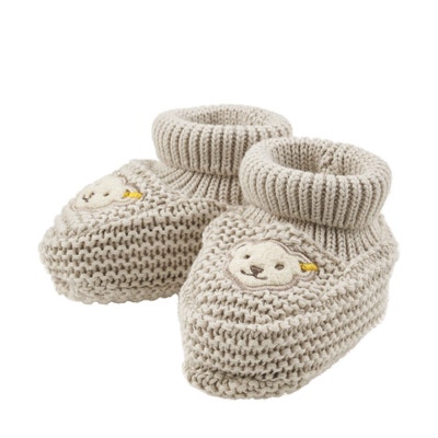 Babyschuhe GOTS, beige