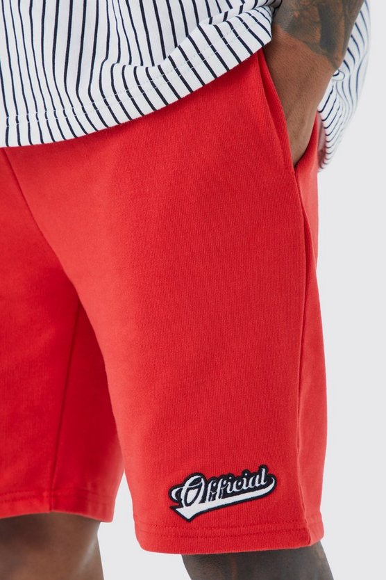 Oversize Baseball-Hemd & Shorts mit Nadelstreifen