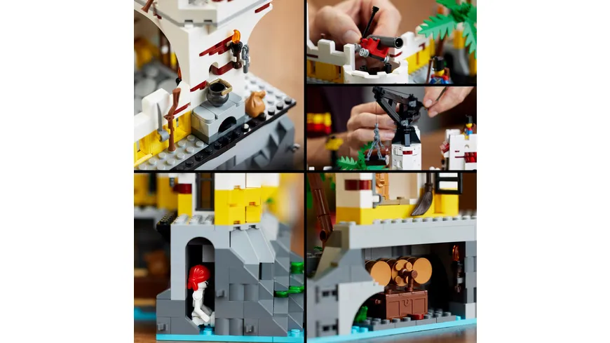LEGO Icons 10320 Eldorado-Festung, Burg und Piratenschiff, Modellbausatz