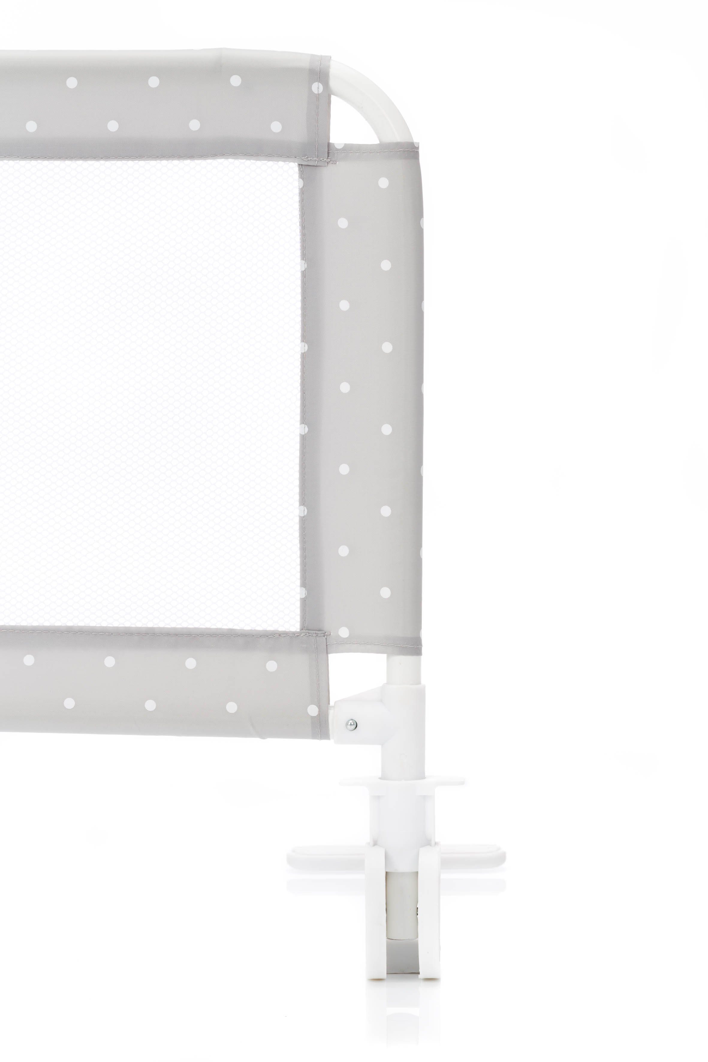 Fillikid Bettschutzgitter Punkte grau, 135/50 cm, mit Klappfunktion