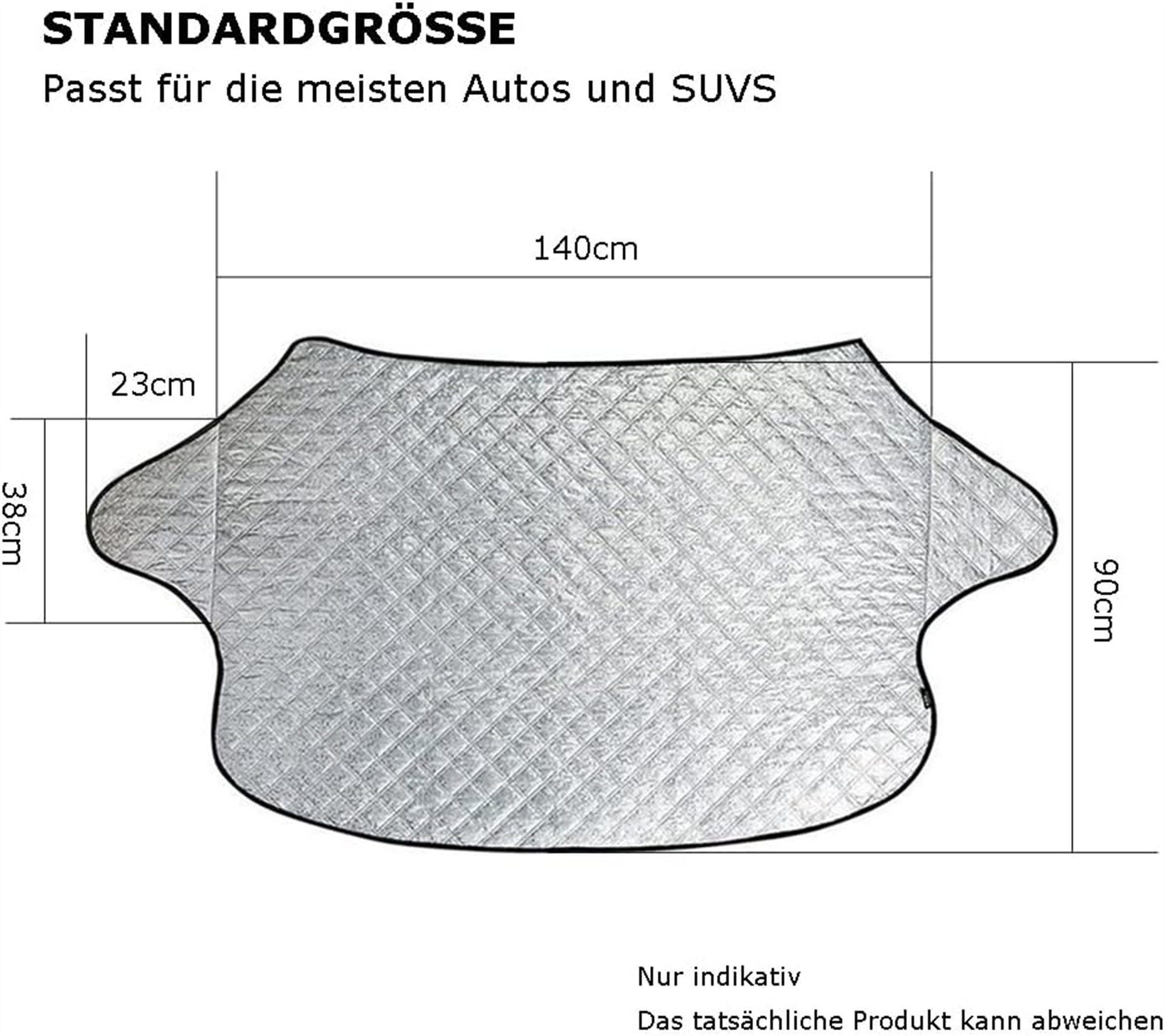 flowgoer Frontscheibenabdeckung Auto-Windschutzscheibenschutz, (1-St)