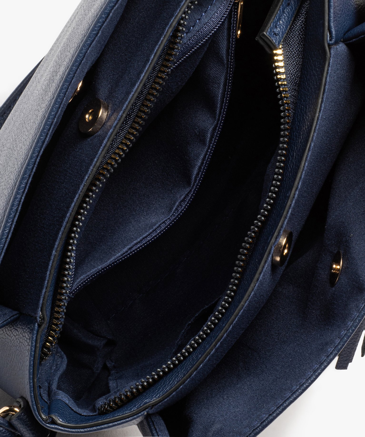 Sac besace compact et multipoche avec breloque femme bleu | GEMO