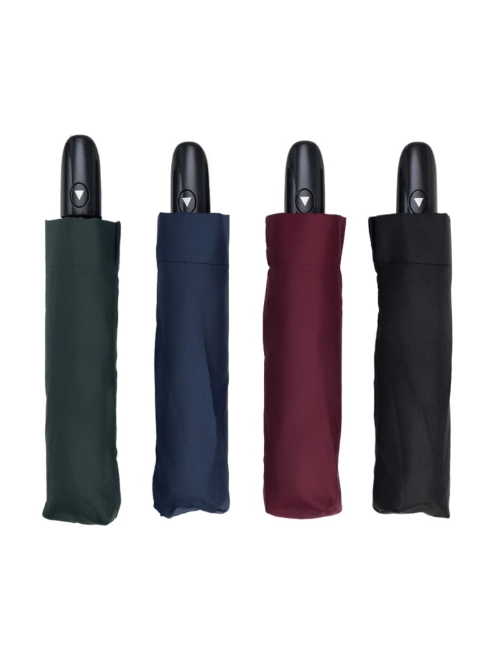COFI 1453 Teleskop-Taschenschirm mit farbwechselnde Schmetterlingsmotive ø100cm in Grün günstig kaufen 100 cm