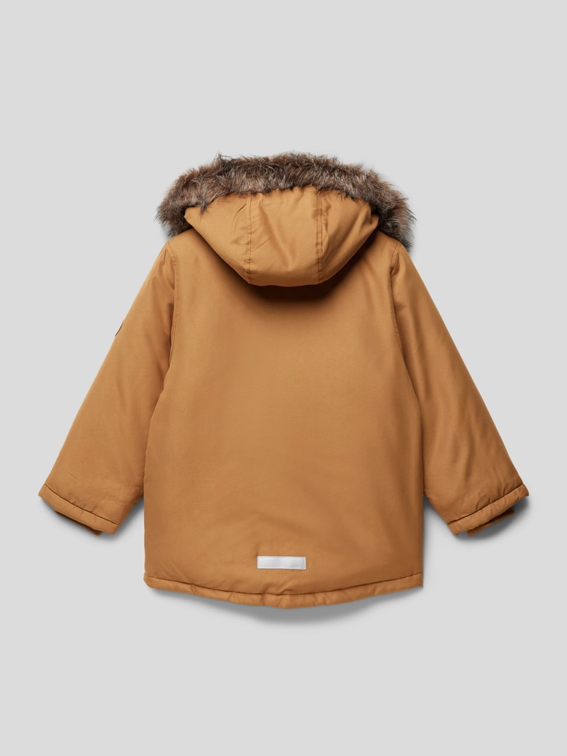 Parka mit abnehmbarer Kapuze Modell 'MARLIN' in rot