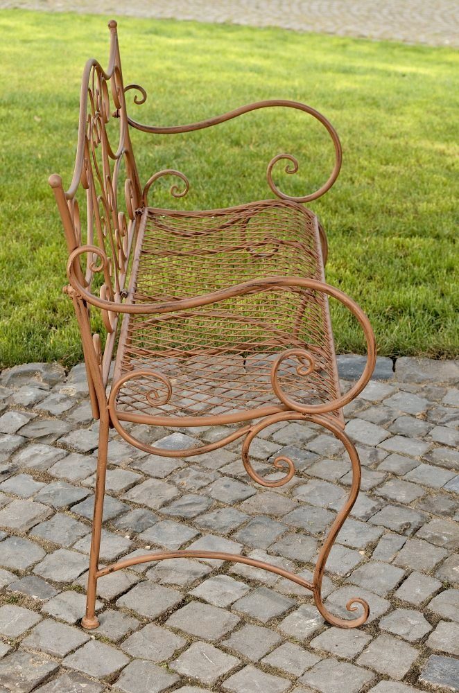 CLP Gartenbank 2-Sitzer Eisenbank Tara, romantische Metallbank