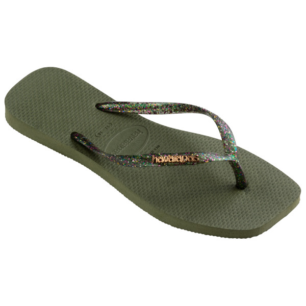 Havaianas - Women's Slim Square Logo Metallic - Sandalen