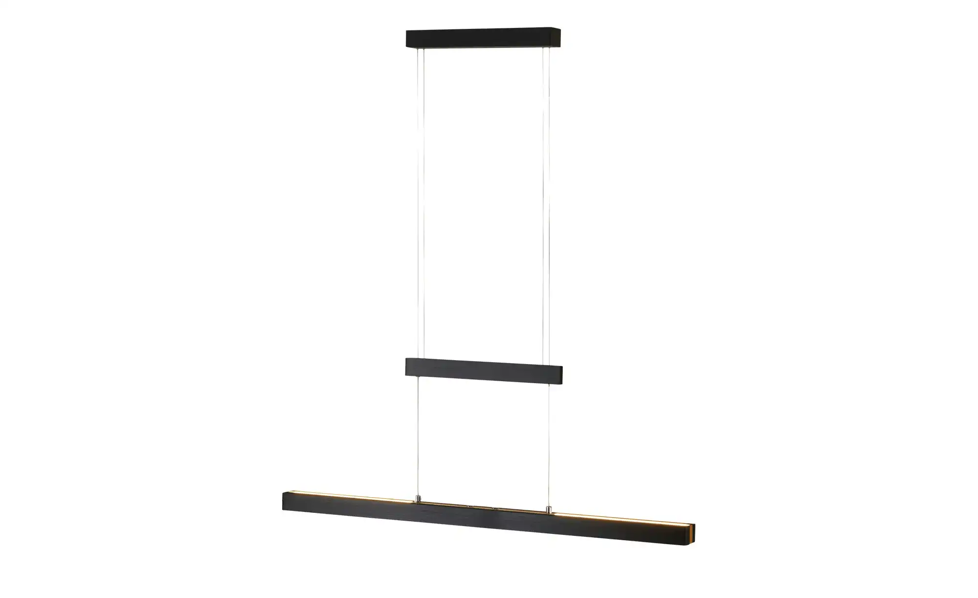 Trio LED-Pendelleuchte, schwarz mit Up & Down Ligh