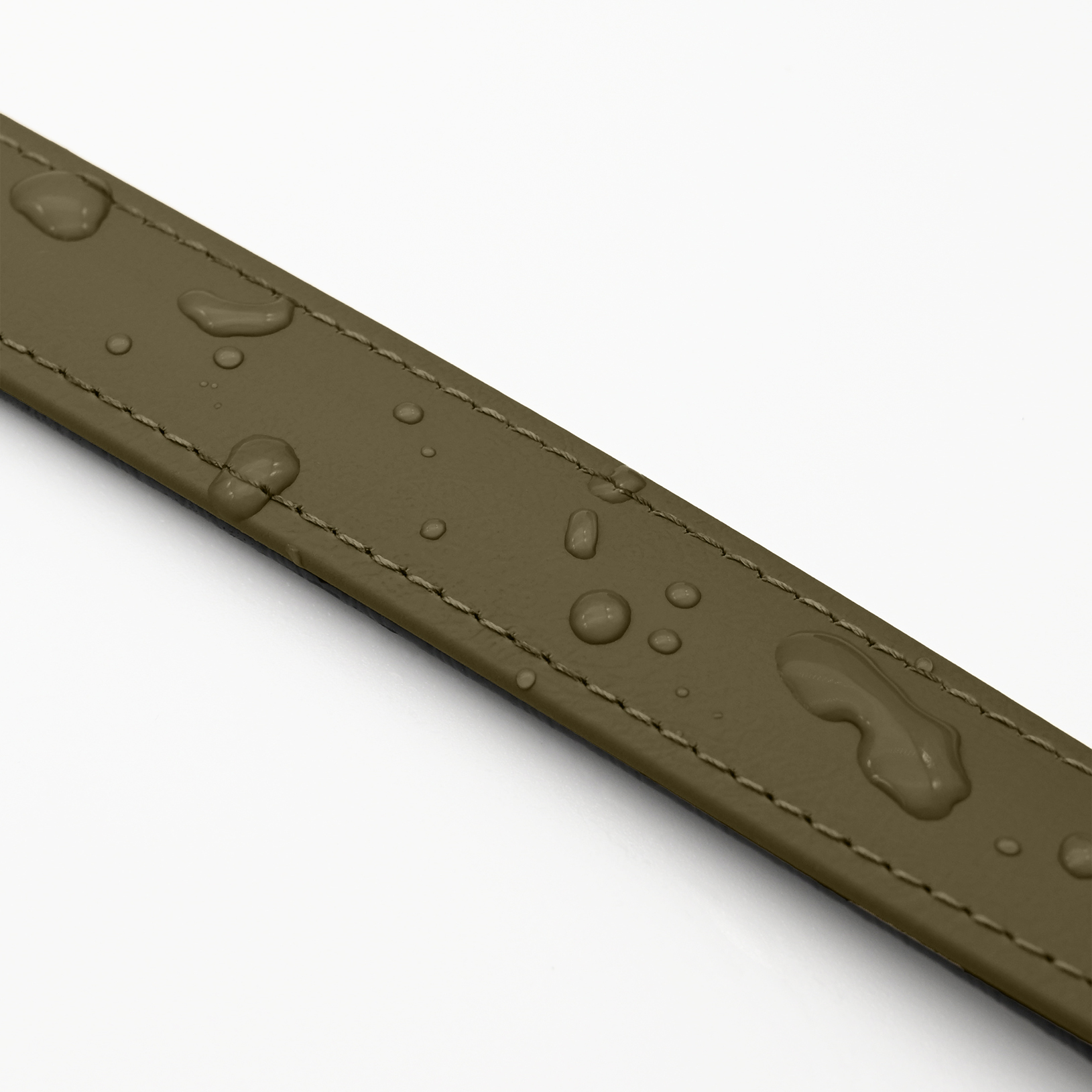 THE DOG IDEA Hundehalsbänder THE DOG IDEA Zugstopp Halsband Khaki XXL