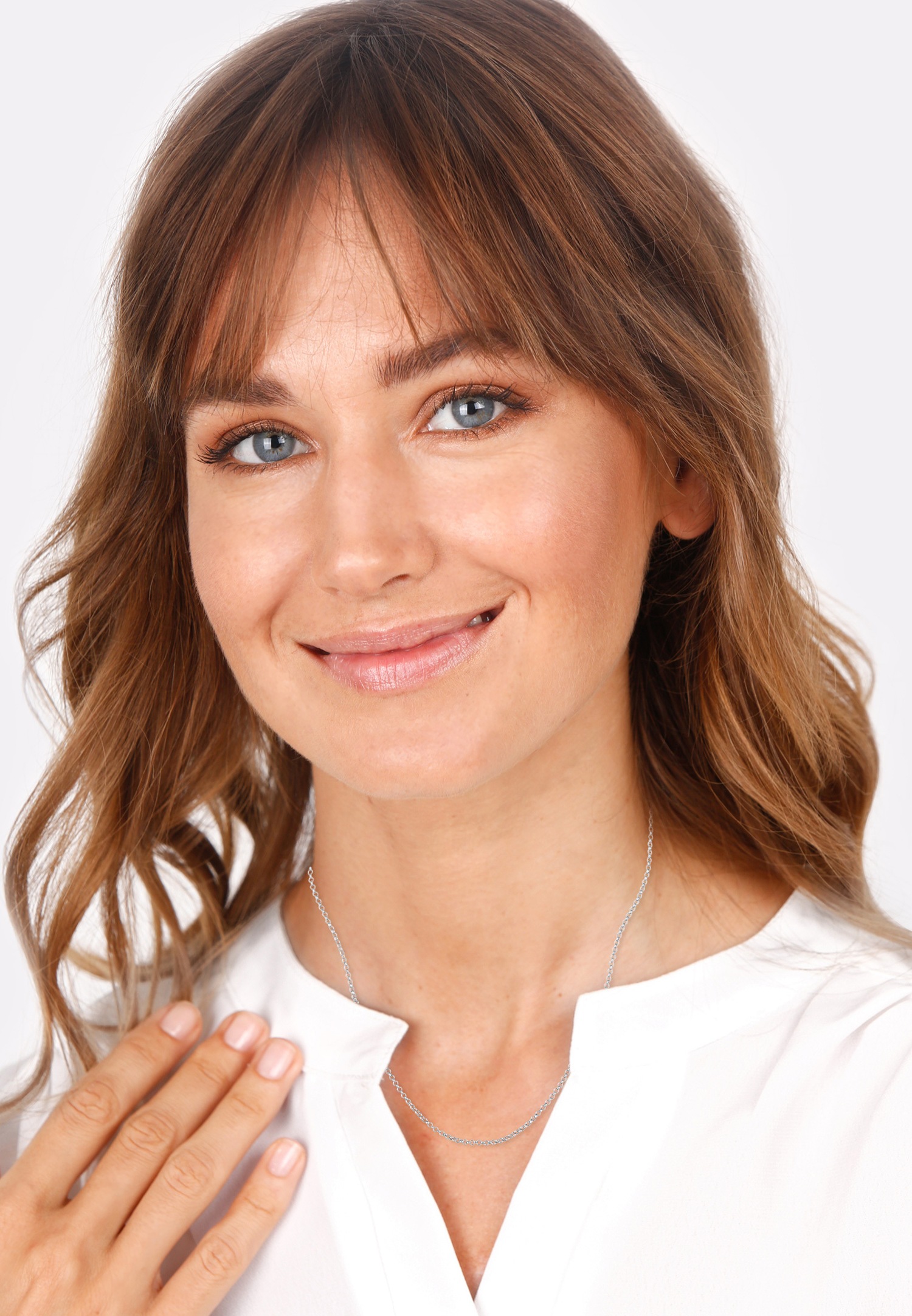 Collana Elli Basic Minimal Blogger da donna in argento sterling 925