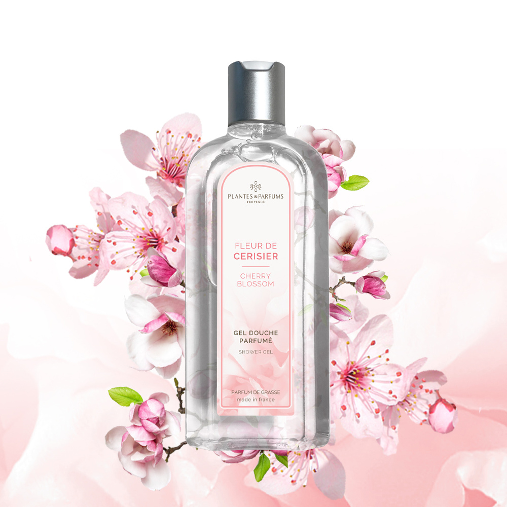 Plantes et Parfums Fleur de Cerisier Gel Douche Parfumé