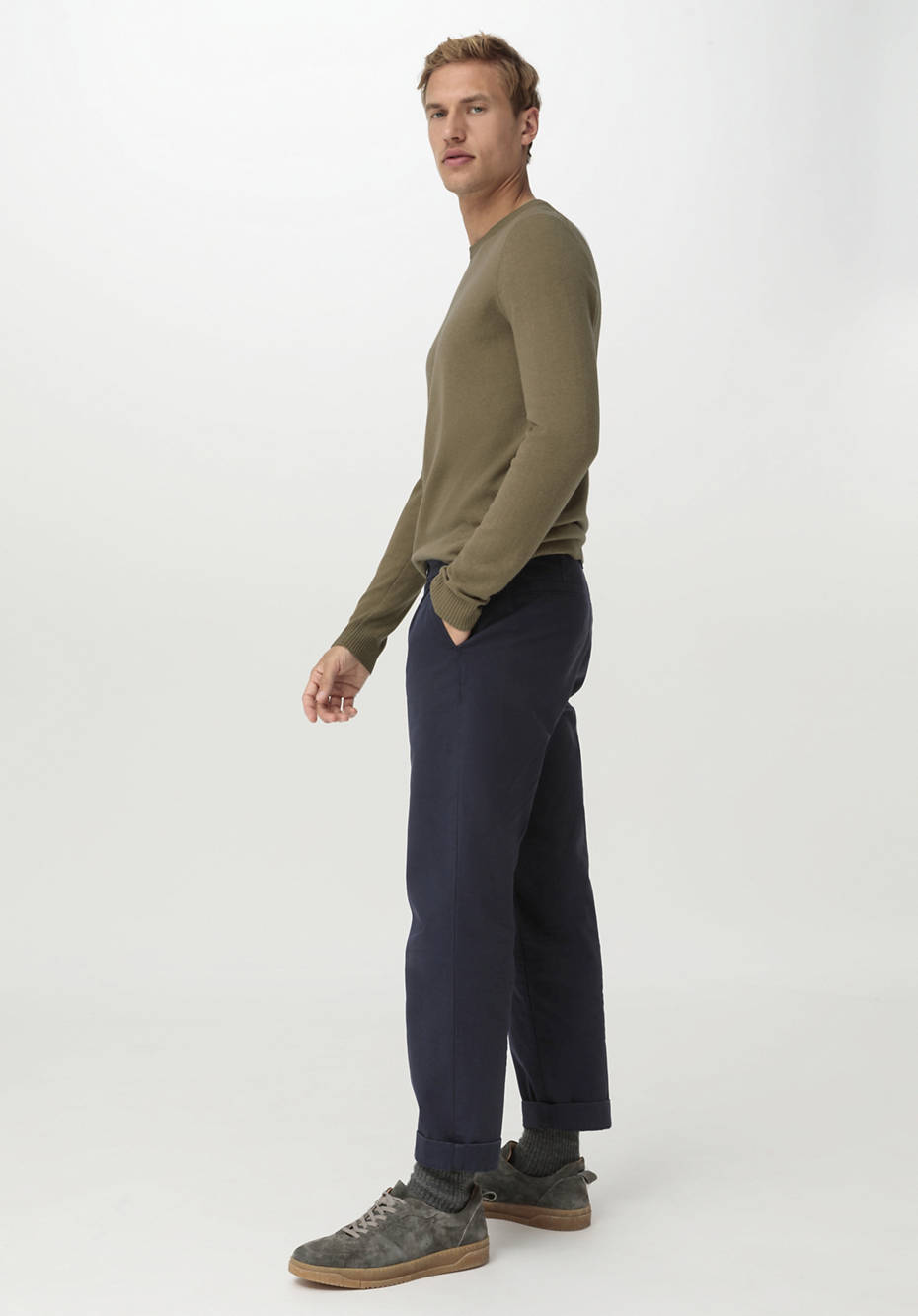 Chino Ron Relaxed aus reiner Bio-Baumwolle