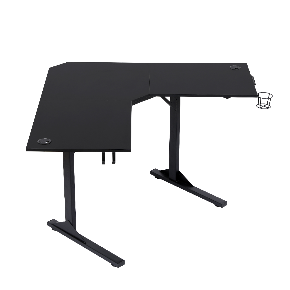 Happy Home Ecktisch Schreibtisch Gaming-Tisch HWT54-SCH l
