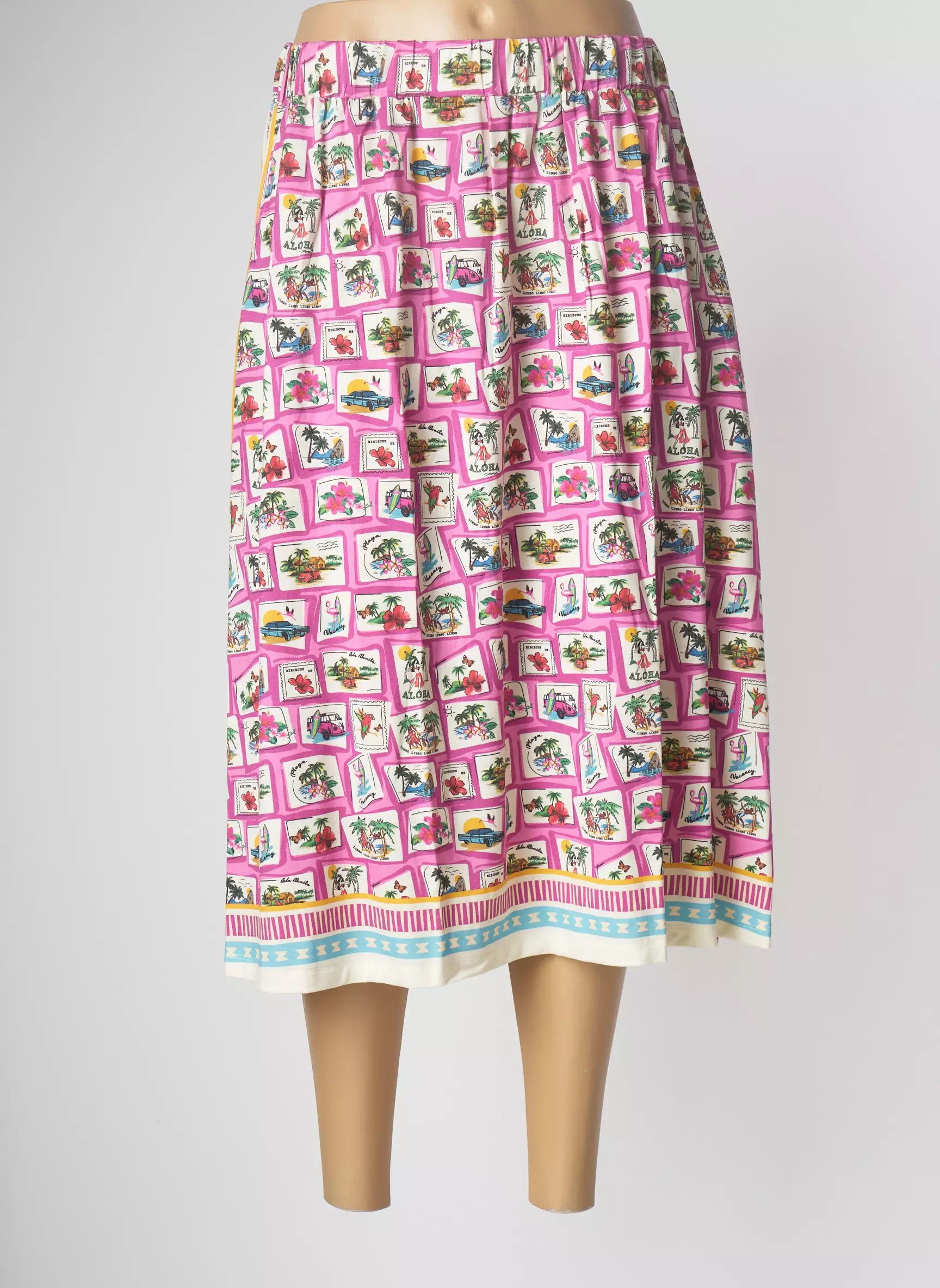 Liv Bergen Jupes Longues Femme couleur rose