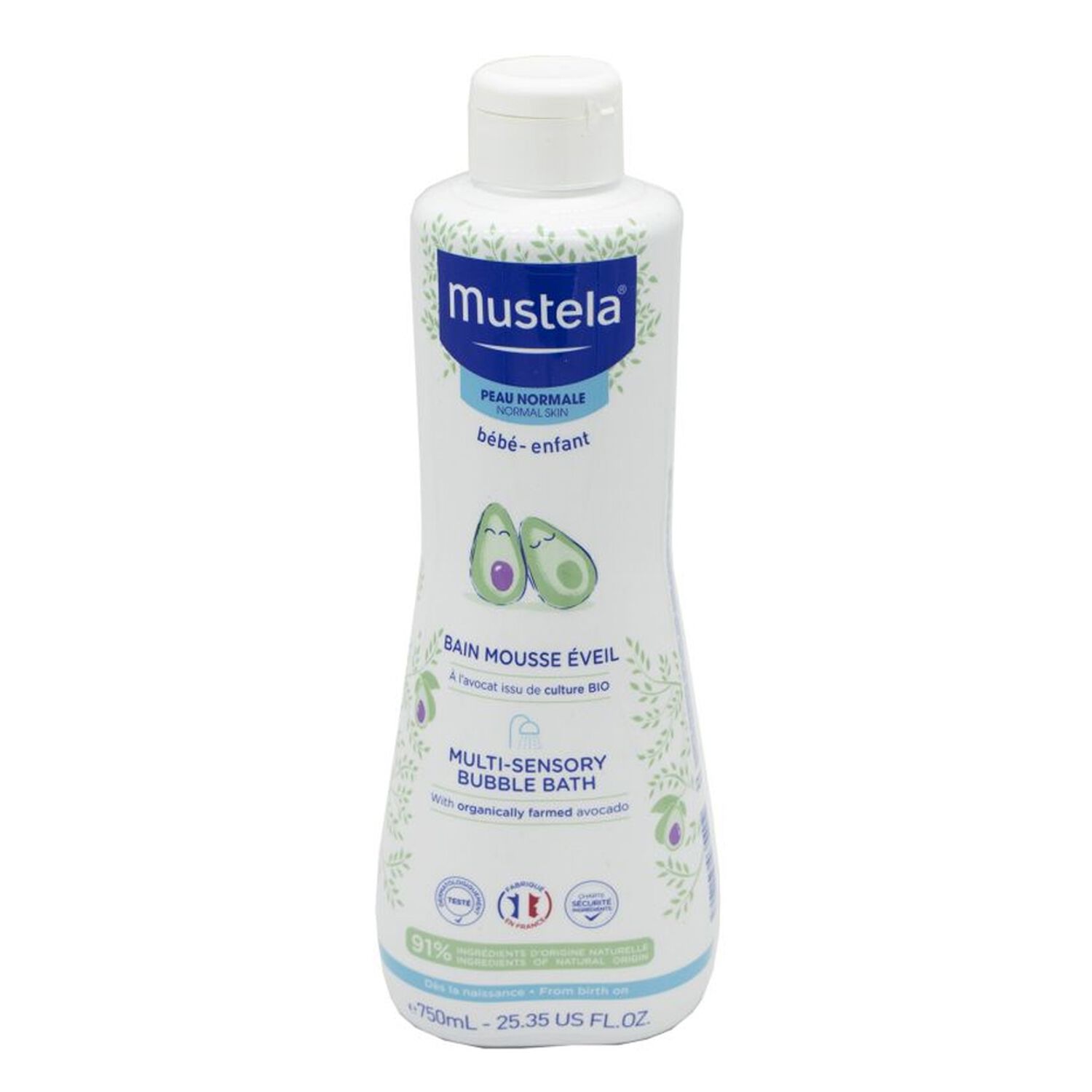 Mustela Bain Mousse Bio Peau Normale 750 ml