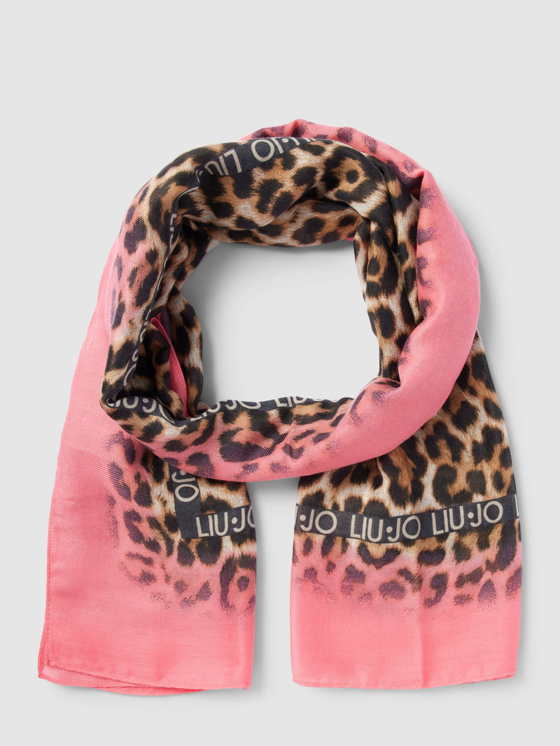Schal in Two-Tone-Machart Modell 'Stola' in pink