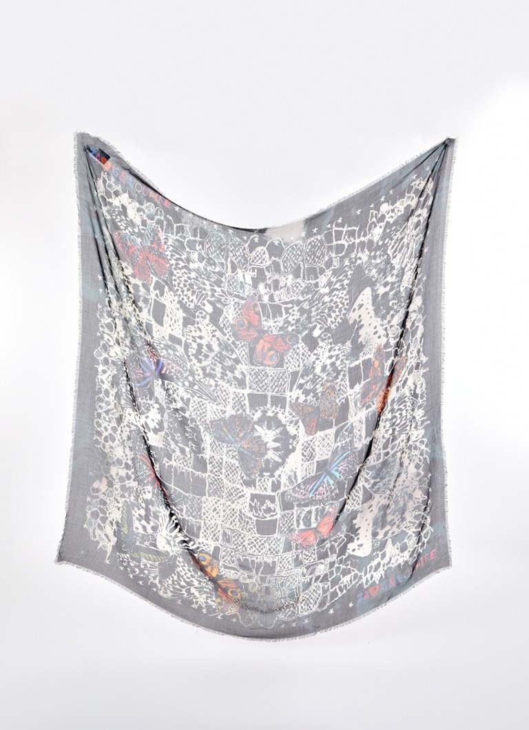 Zadig&Voltaire Kerry-huivi painatuksella 134 x 134 cm
