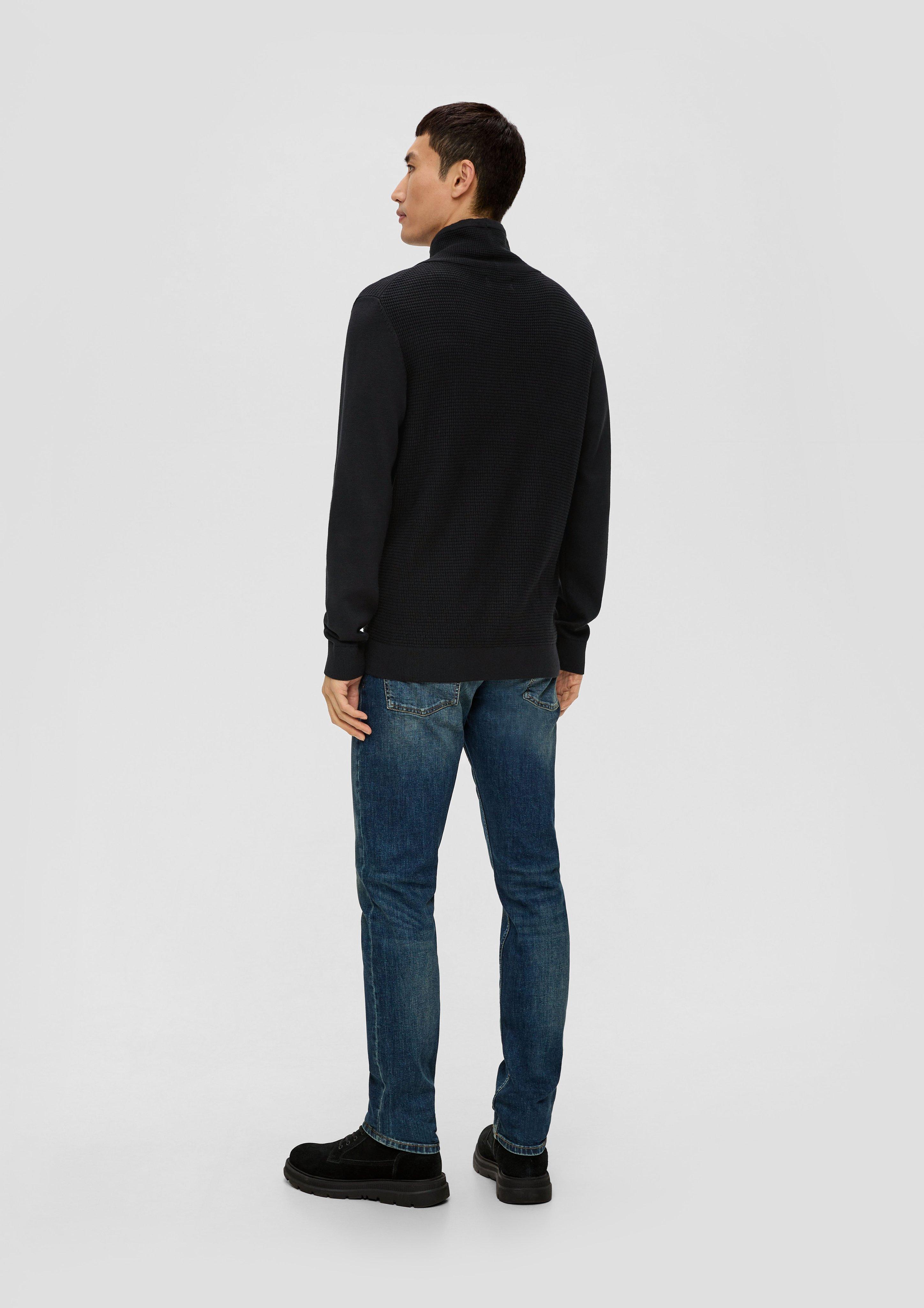 Strickpullover mit Jersey-Ärmeln  2137428-9999