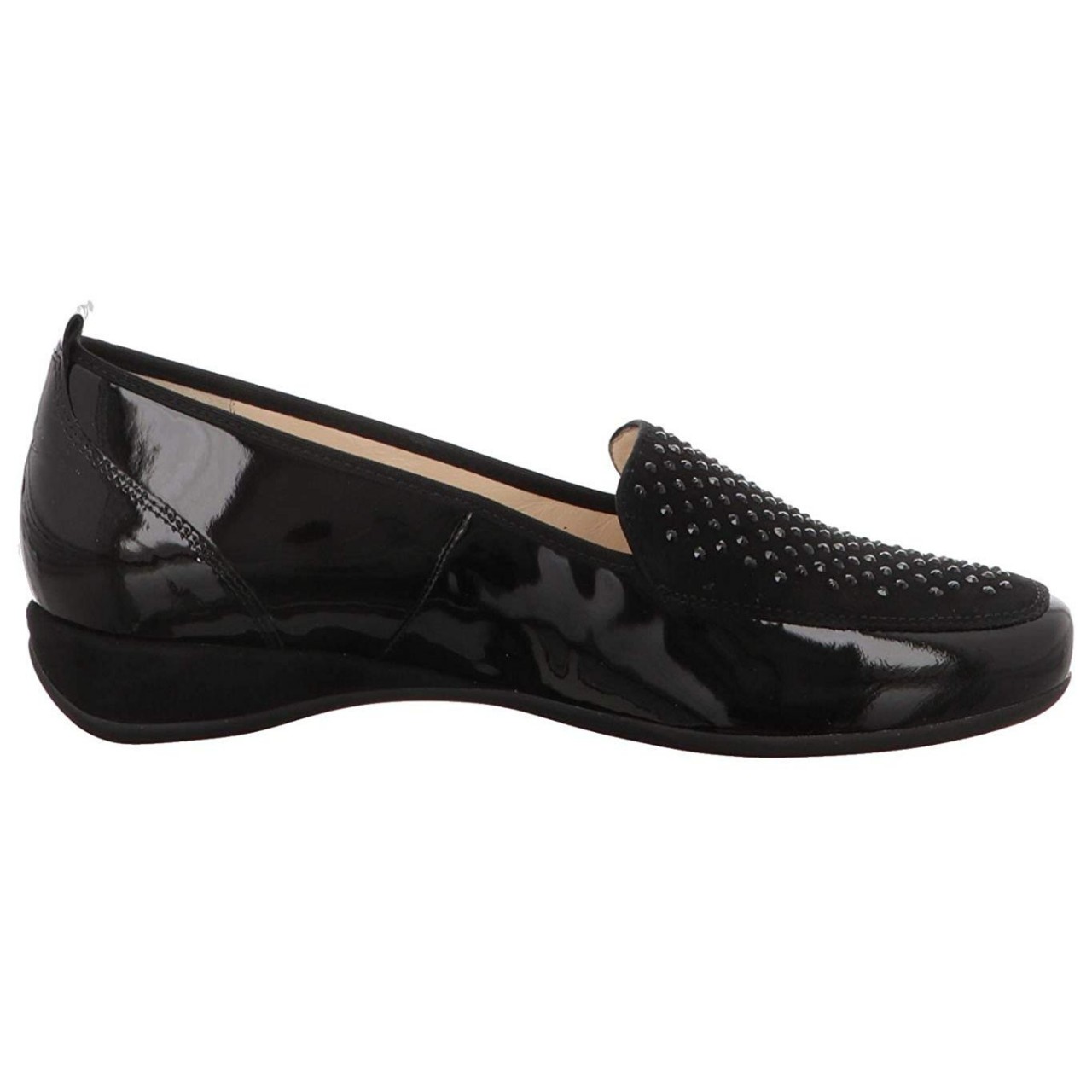 HASSIA Klassische Slipper schwarz