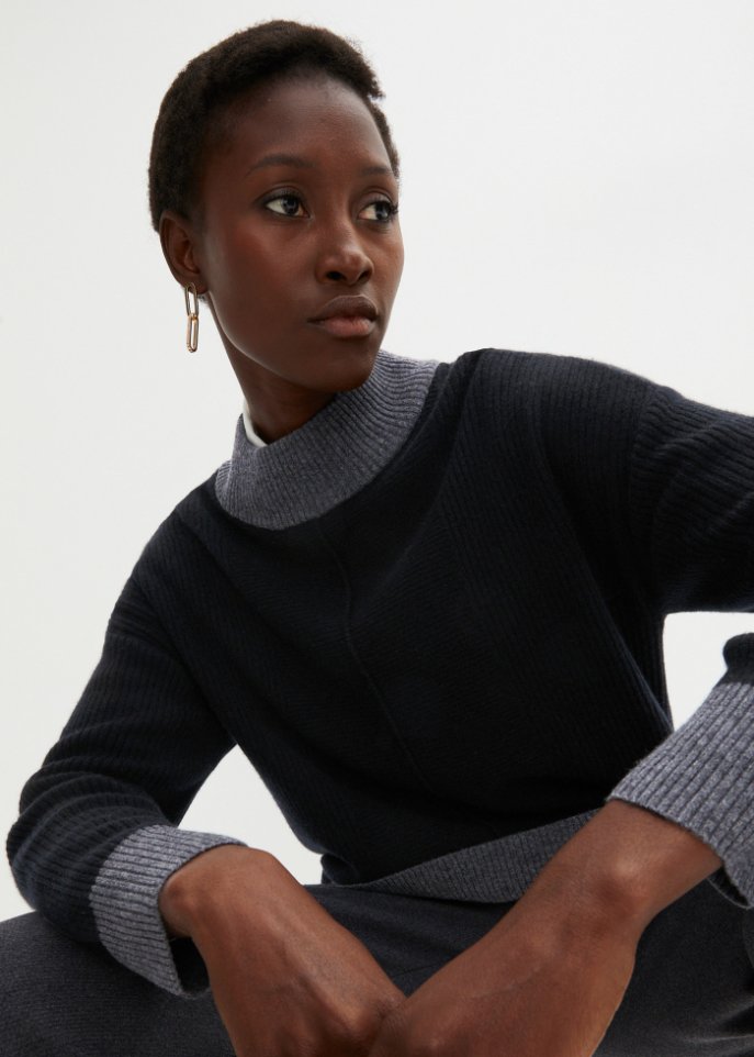 Wollpullover mit Good Cashmere Standard®-Anteil