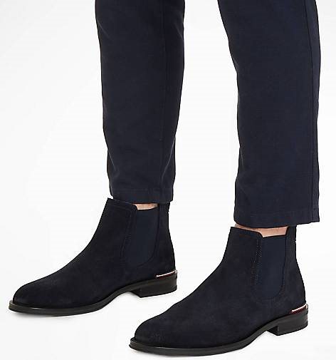 TOMMY HILFIGER Herren Chelsea Boots CORE aus Wildleder
