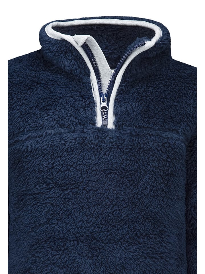 Salt and Pepper Fleecepullover in Dunkelblau günstig kaufen