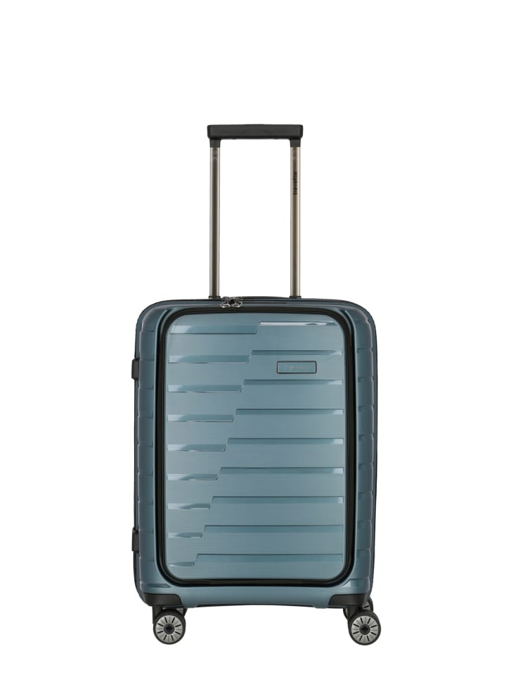 travelite Travelite Koffer AIR BASE 4w Trolley S Vortasche, Eisblau günstig kaufen onesize