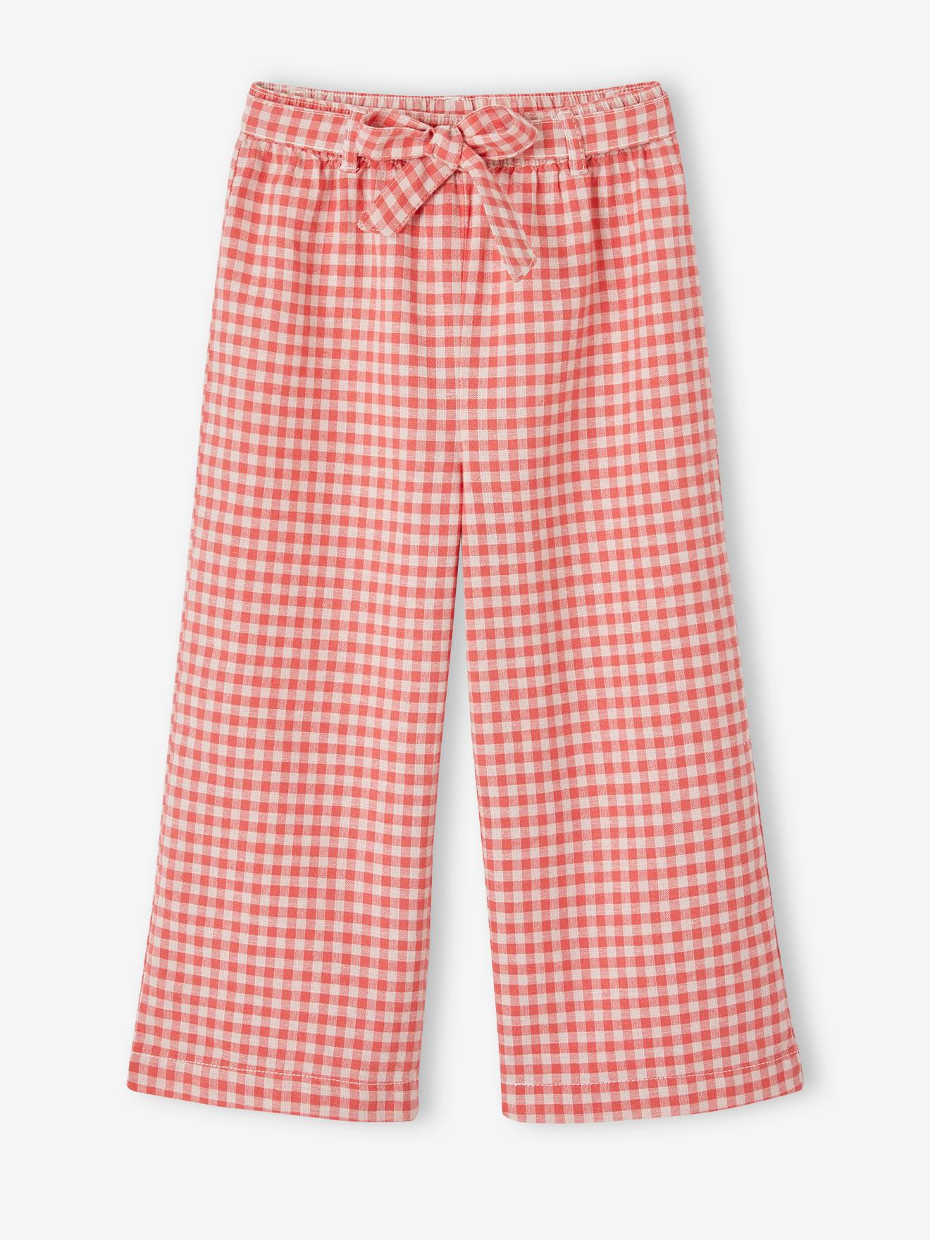 Vertbaudet Mädchen Culotte - rot kariert