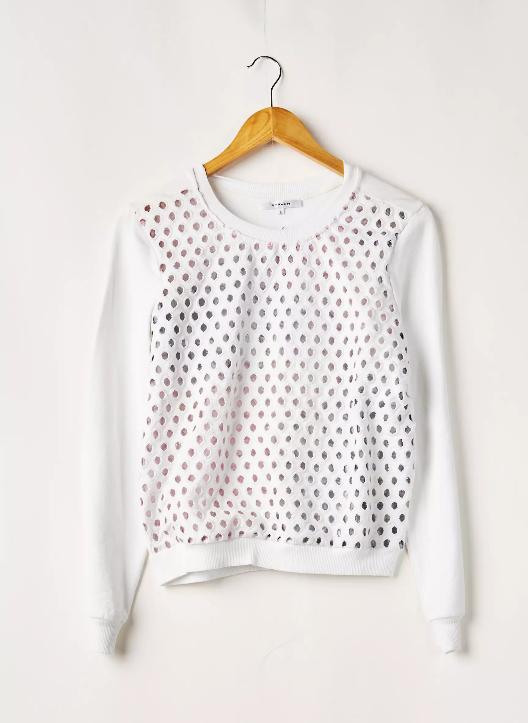 Carven Sweats Femme couleur blanc