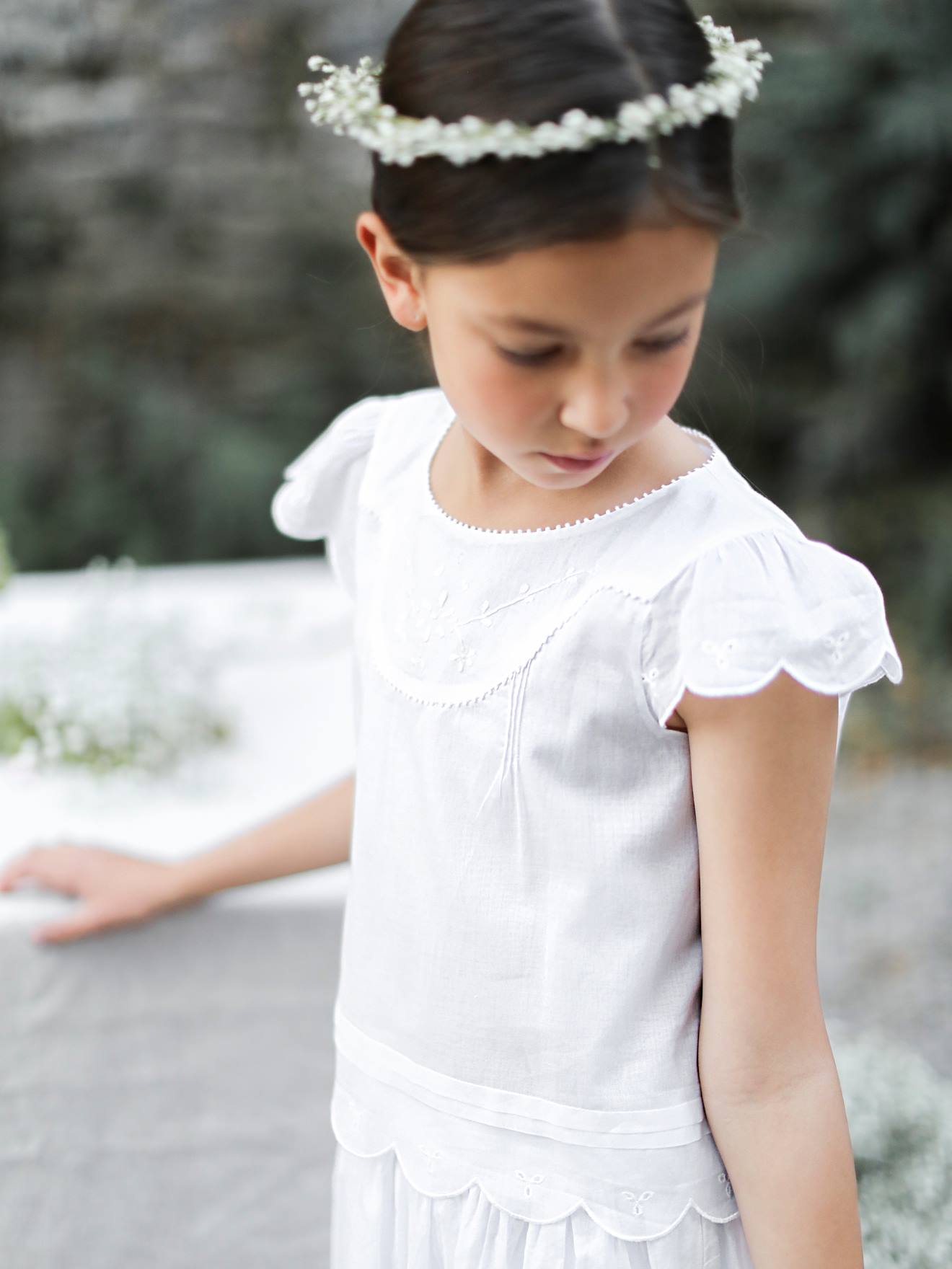Ensemble cérémonie Anouk CYRILLUS blanc doux