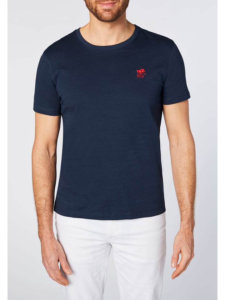 Polo Sylt Shirt in Dunkelblau günstig kaufen