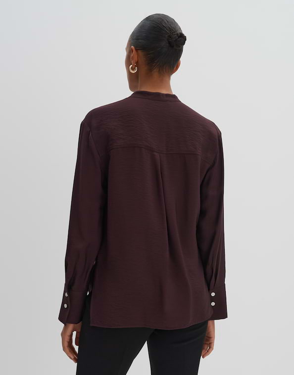 Stehkragenbluse Ziano